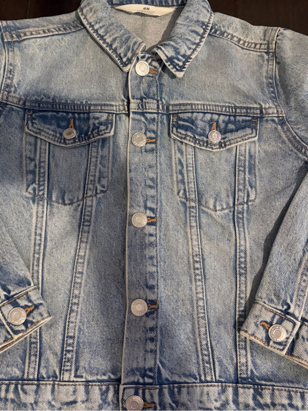 H&M Light Blue Denim Jean Jacket